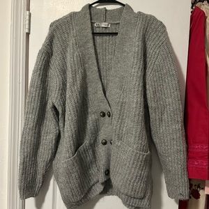 Zara oversized knit cardigan
